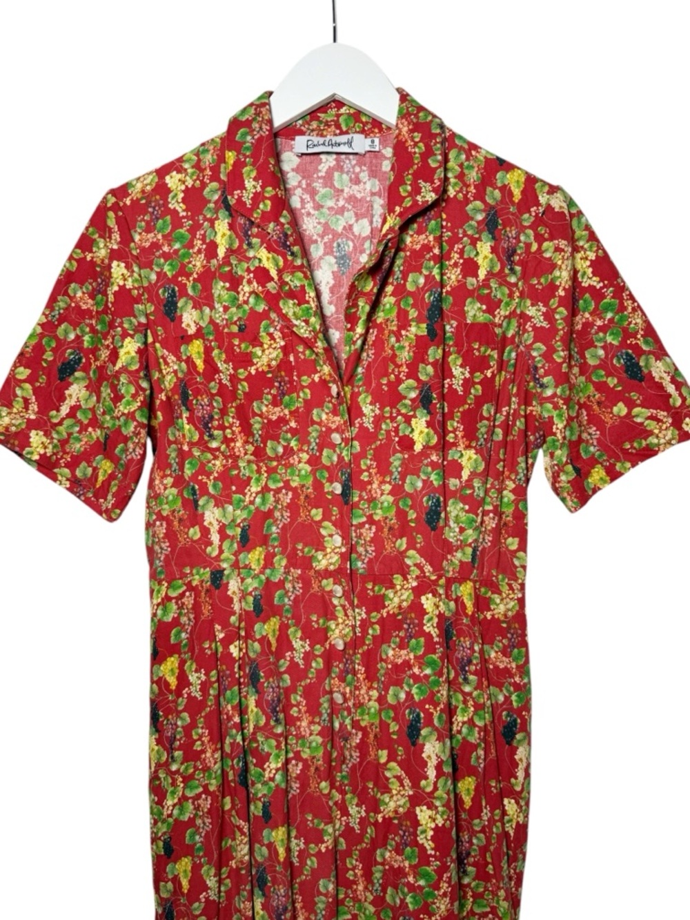 Rachel Antonoff House Red Gabbe Jumpsuit Size 8 - Picture 6 of 10